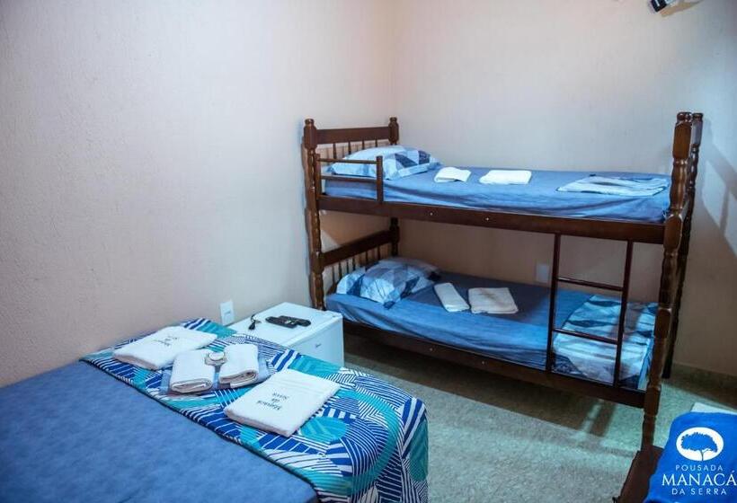 Quarto Quádruplo Estandar, Pousada Manacá Da Serra