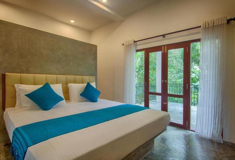 带阳台的豪华间, Wild Nest Villa Unawatuna