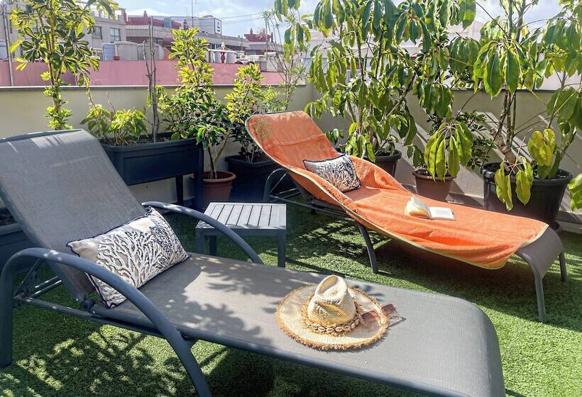 带露台的套间, La Palmera Hotel Boutique