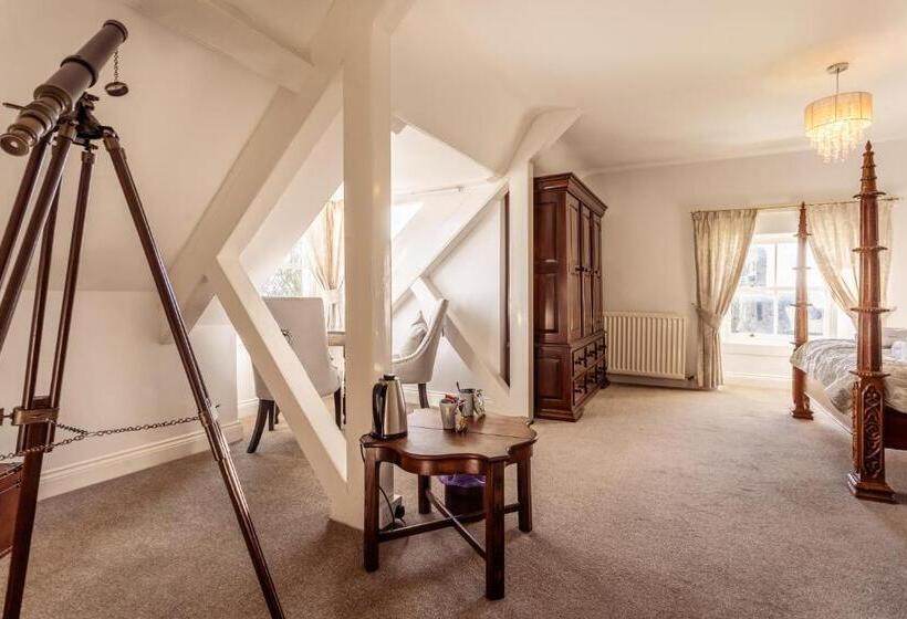 חדר דחוקס עם מיטת קינג, Manor House Hotel Holy Island