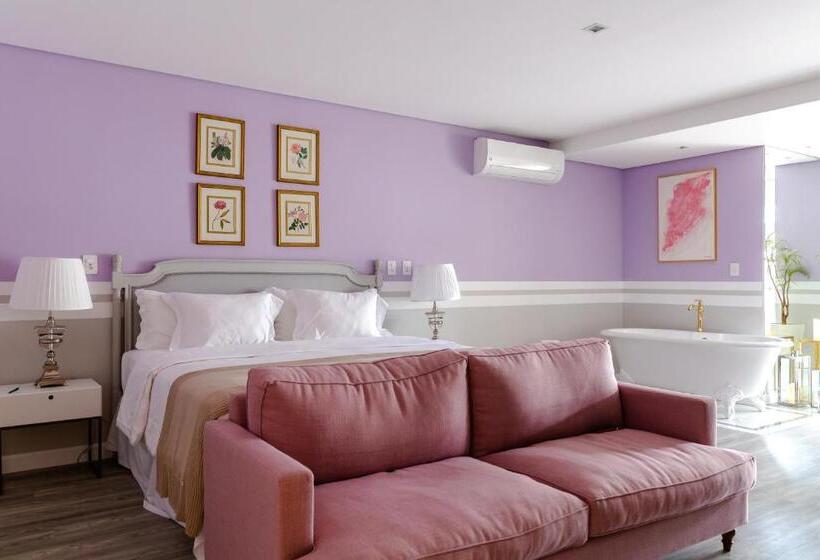 스위트 킹사이즈 침대, Villa Do Vale Boutique