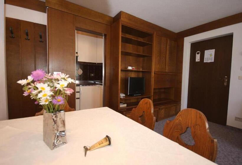 آپارتمان 1 خوابه با بالکن, Apartments Residence Alta Badia