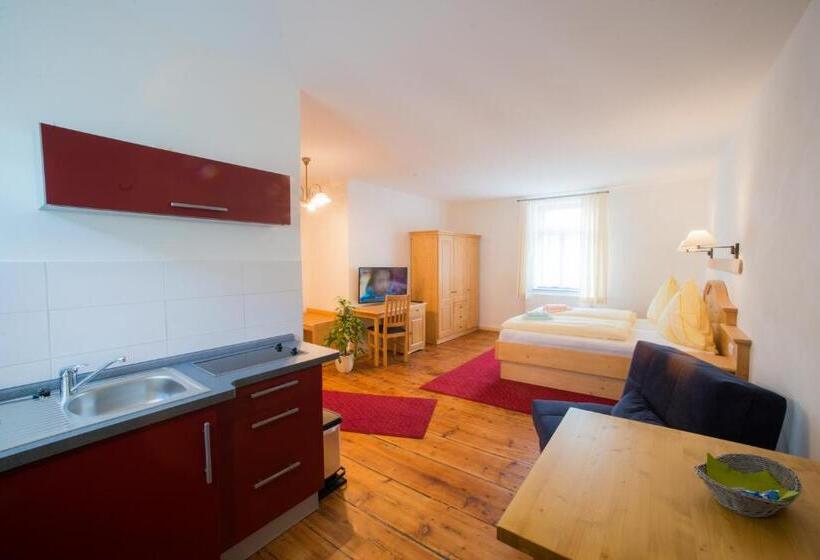 Номер Deluxe Кровать Кинг, Pension Und Gaststätte Zur Brauschänke