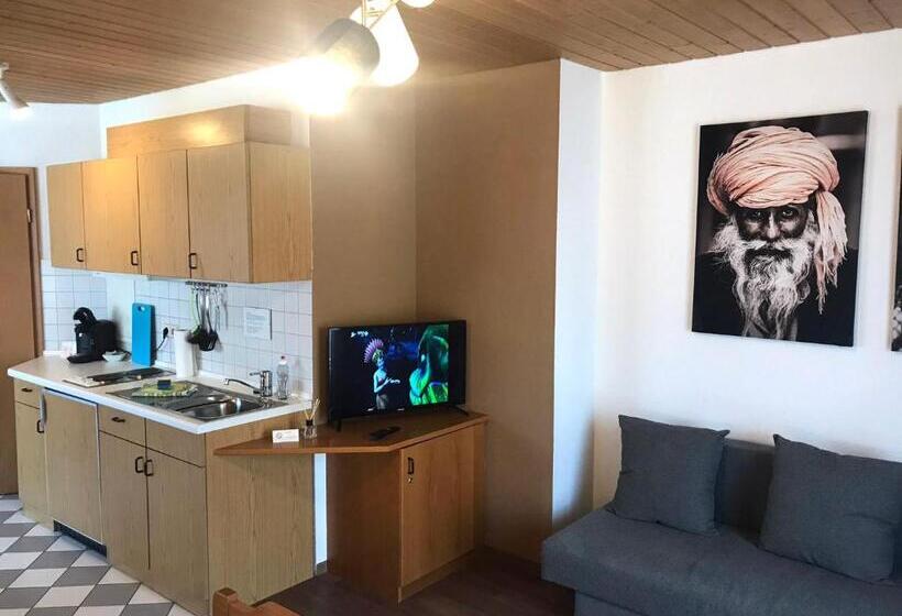带1个卧室的带阳台的公寓, Self Check In Ferienwohnungen & Apartments Am Bergsee