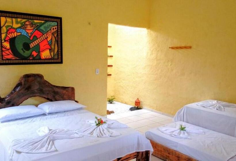 4인용 스탠다드 룸, Pousada Vila Bella   Praia Do Macapá