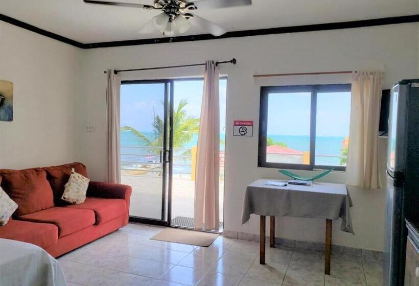 إستوديو قياسى مطل على البحر, Beach Side Condos Caye Caulker By Ccvh