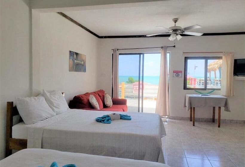 إستوديو قياسى مطل على البحر, Beach Side Condos Caye Caulker By Ccvh