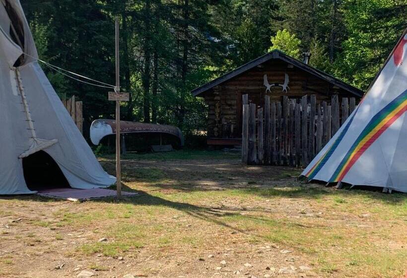 Номер Стандарт 2 Двуспальные Кровати, L'auberge Refuge Du Trappeur