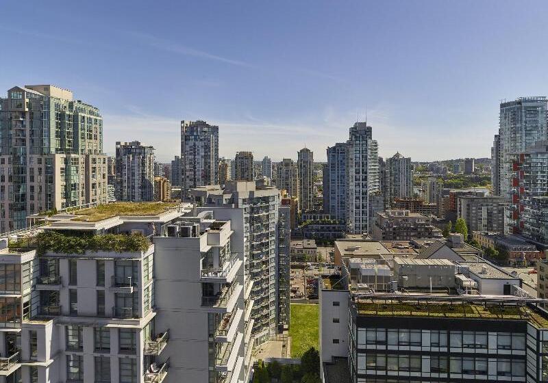 キングサイドベッドのスタンダードワンルーム, Residence Inn By Marriott Vancouver Downtown