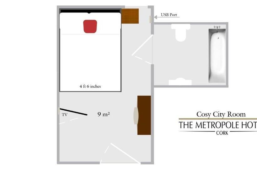 이코노미 룸, The Metropole Hotel Cork