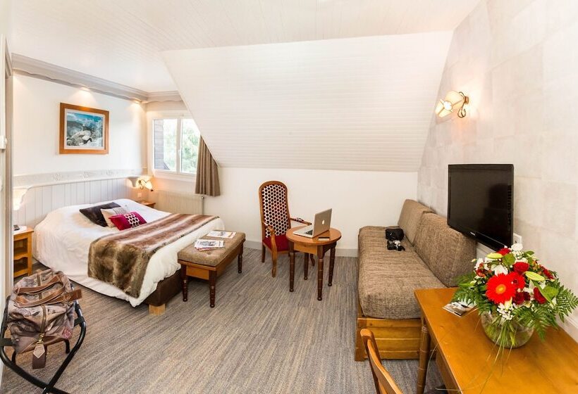 Номер Стандарт Трехместный, & Spa Les Bartavelles