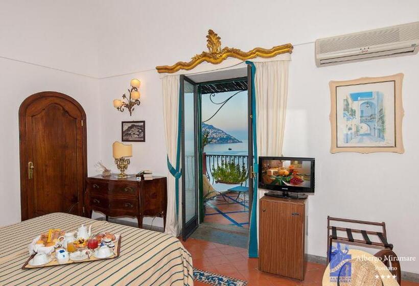 Camera Superiore Vista Mare, Albergo Miramare Positano