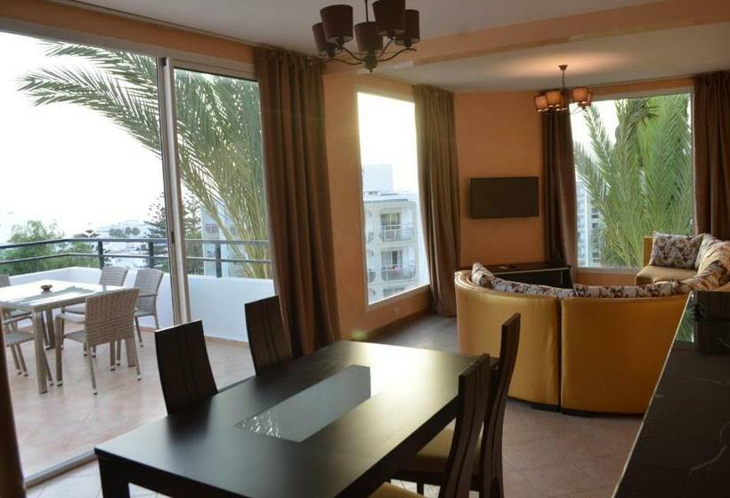 آپارتمان 2 خوابه با چشم‌انداز دریا, Anezi Tower Hotel & Anezi Apartments