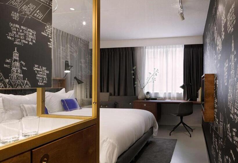 带大床的高级房间, Ink Hotel Amsterdam   Mgallery Collection