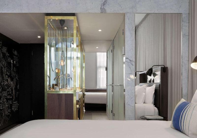 带大床的高级房间, Ink Hotel Amsterdam   Mgallery Collection
