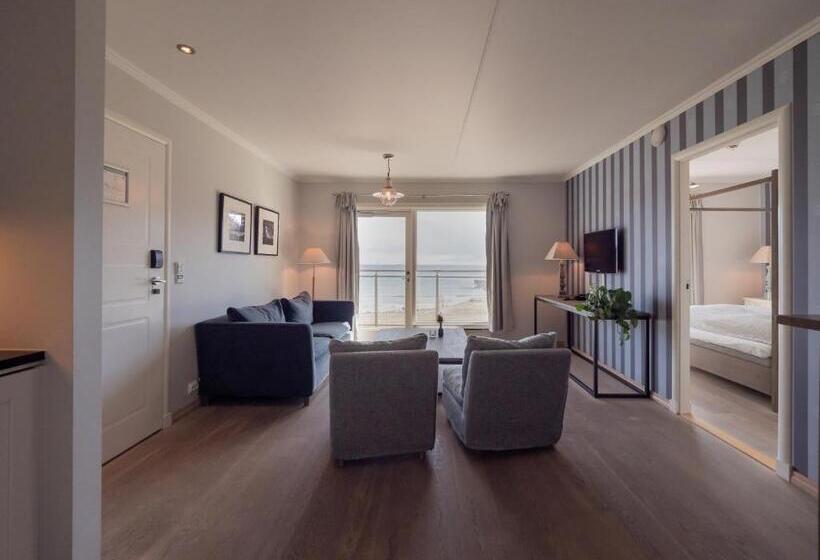 带1个卧室的带海景的公寓, Strand Hotel Fevik   By Classic Norway Hotels