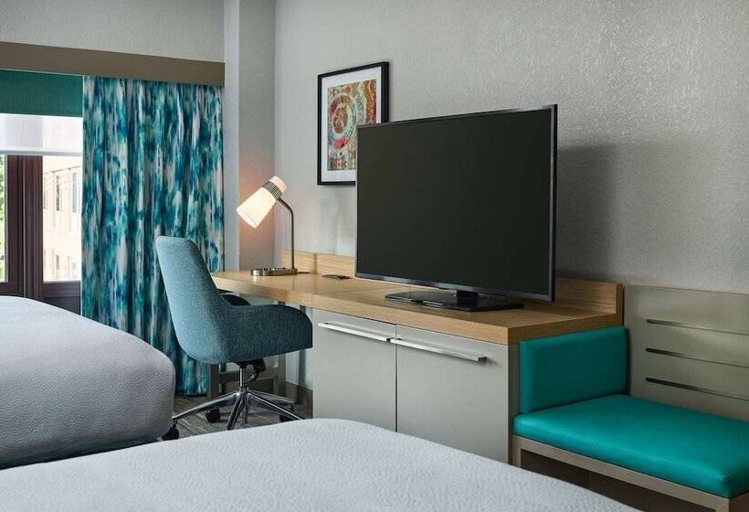 Номер Стандарт 2 Двуспальные Кровати, Hilton Garden Inn Tewksbury Andover
