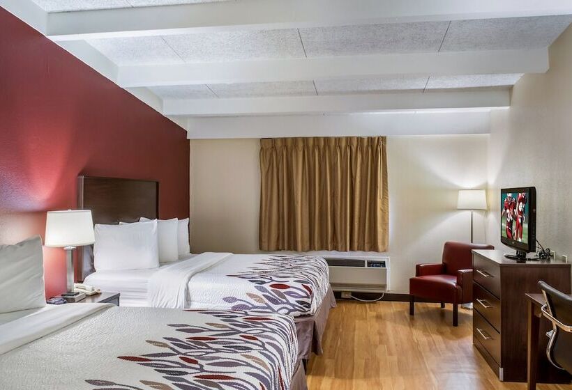 Номер Стандарт 2 Двуспальные Кровати, Red Roof Inn Richmond, In