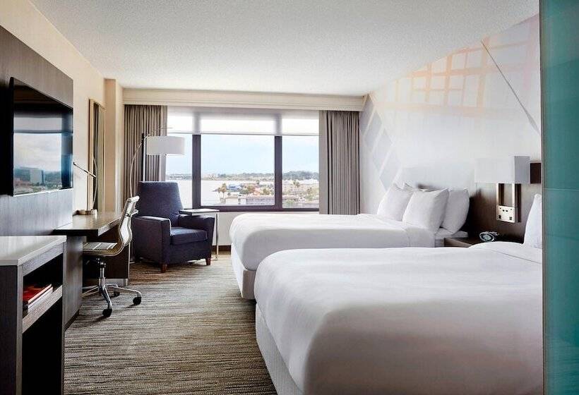 Номер Стандарт 2 Двуспальные Кровати, San Francisco Airport Marriott Waterfront
