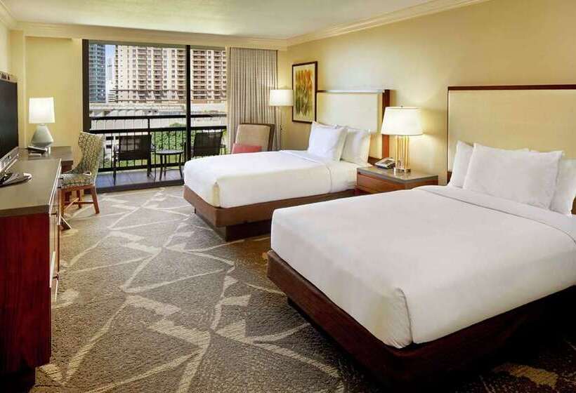 Номер Стандарт 2 Двуспальные Кровати, Hilton Waikiki Beach Resort & Spa