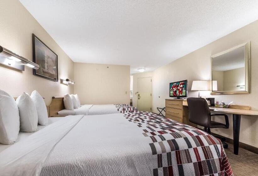 Номер Стандарт 2 Двуспальные Кровати, Red Roof Inn Cleveland Airportmiddleburg Heights