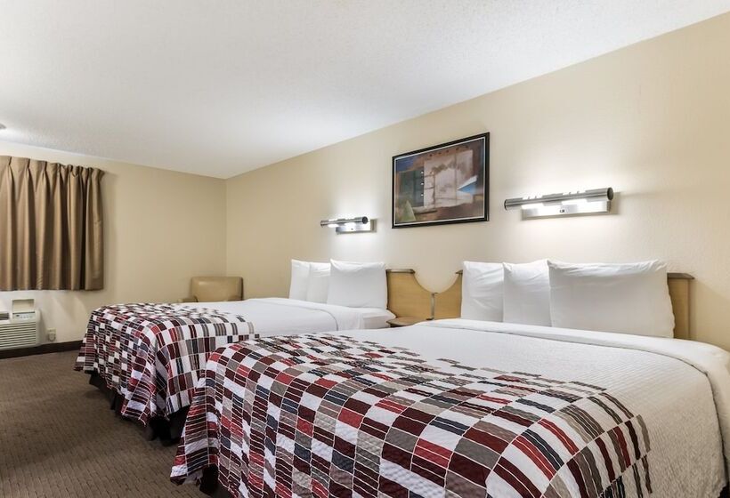 Номер Стандарт 2 Двуспальные Кровати, Red Roof Inn Cleveland Airportmiddleburg Heights