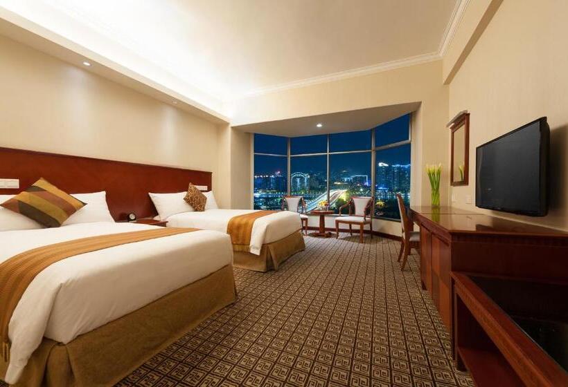 Номер Стандарт Вид на Реку, Ramada By Wyndham Pearl Guangzhou Canton Fair Free Shuttle Bus