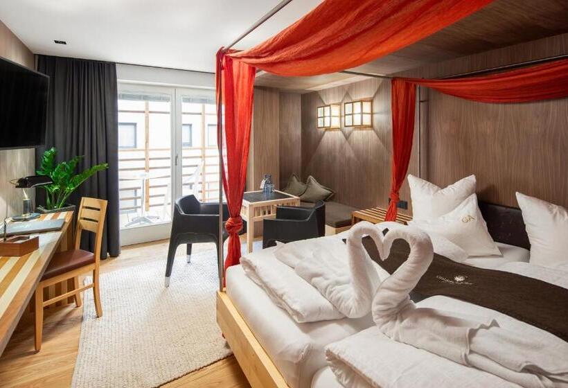Номер Комфорт, Goldener Adler   Im Sommer Silvretta Card Premium Inkludiert