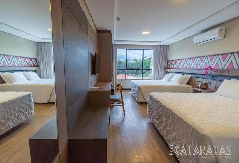 4인용 수피리어 룸, Complexo Eco Cataratas Resort By Sj