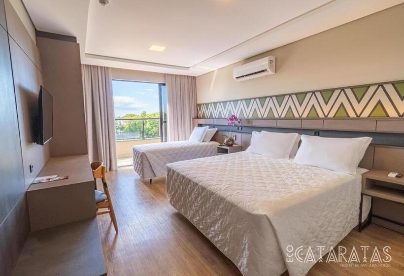 스탠다드 트리플 발코니 룸, Complexo Eco Cataratas Resort By Sj