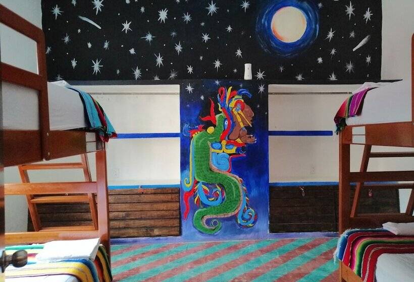 共用房间的床, Hostel Casa Xtakay