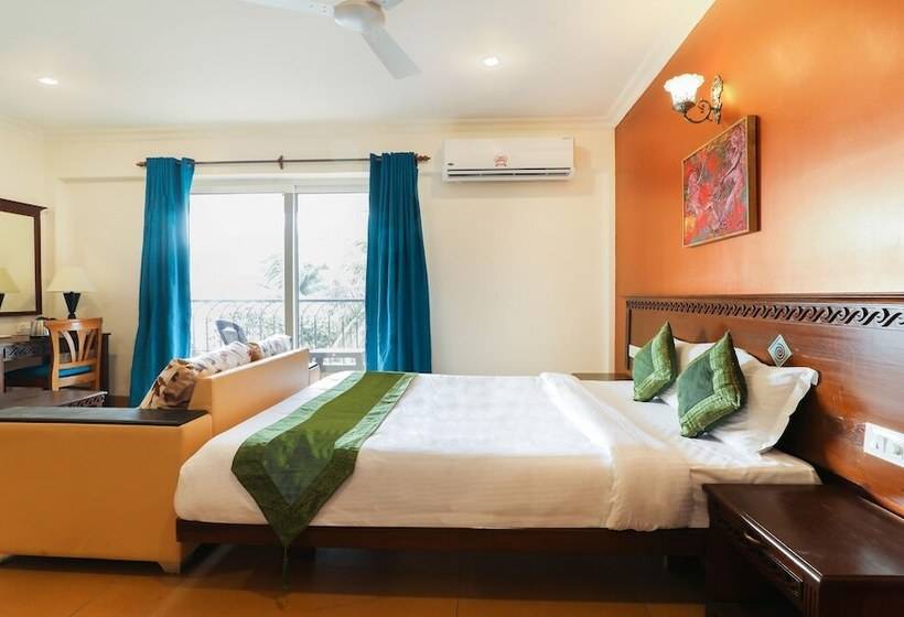غرفة ديلوكس, Treebo Premium Dona Eliza, 700 Metres From Calangute Beach