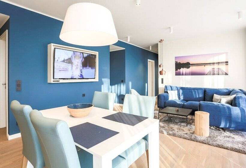침실 2개 디럭스 아파트, Maremüritz Yachthafen Resort