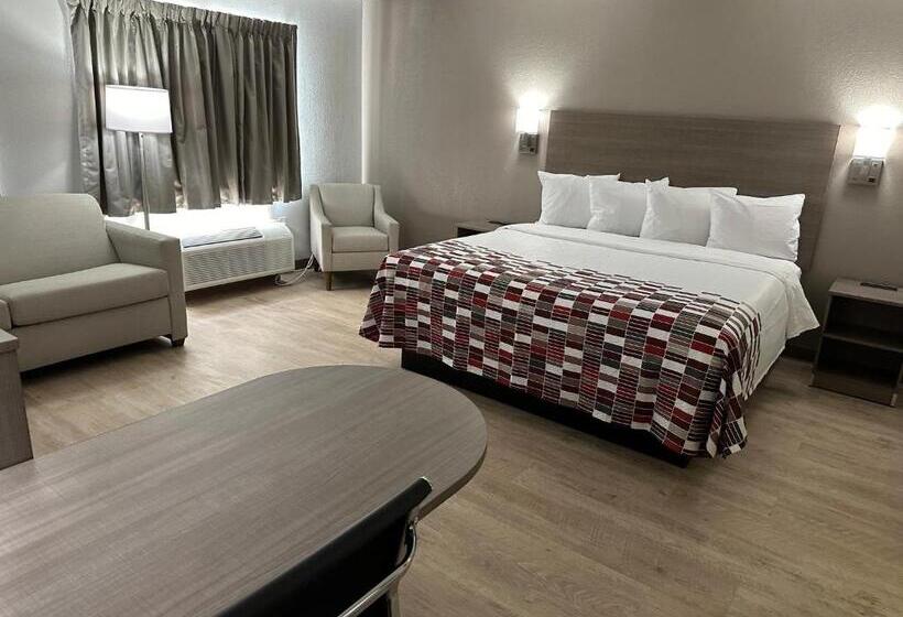 디럭스 룸 킹사이즈 침대, Red Roof Inn Flint