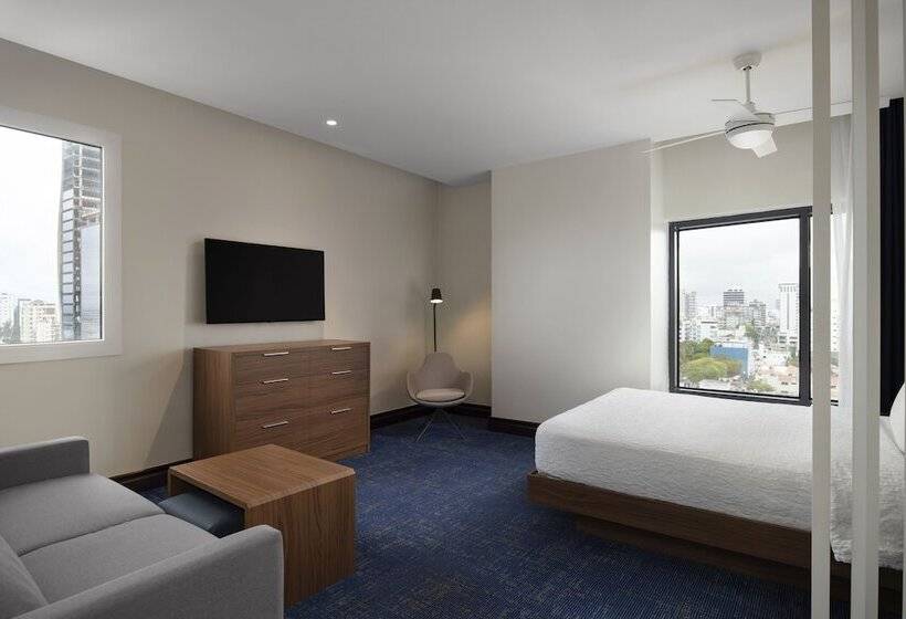 带双人床的标准工作室, Homewood Suites By Hilton Santo Domingo, Dominican Republic