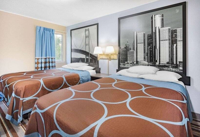 Номер Стандарт 2 Двуспальные Кровати, Super 8 By Wyndham Marysville/port Huron Area