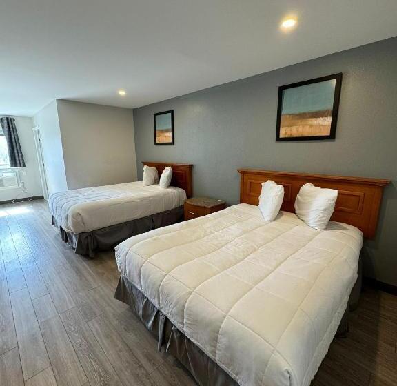 스탠다드 룸 더블 침대 2개, Rodeway Inn Moosic  Scranton
