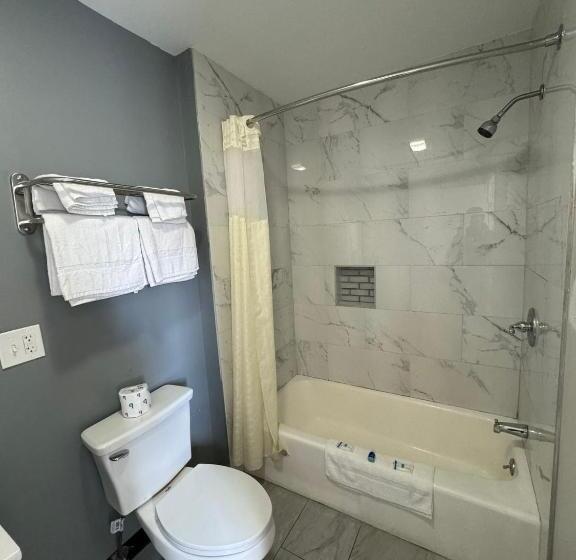 장애인을 위한 킹사이즈 침대 스탠다드 룸, Rodeway Inn Moosic  Scranton