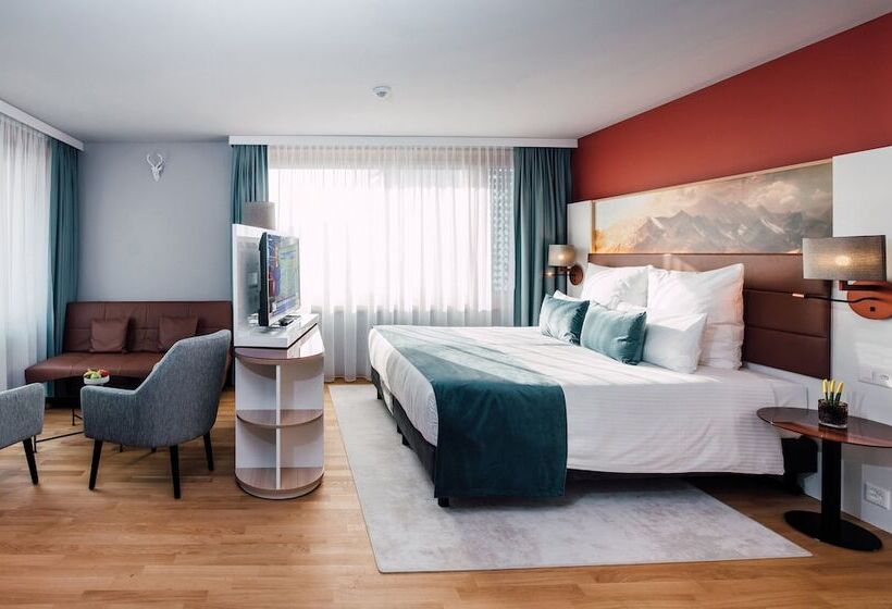 Quarto deluxe, Leonardo Hotel Zurich Airport