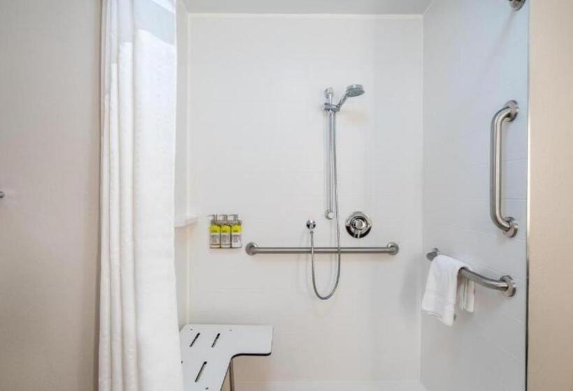 适合残疾人士使用的带超级大床的标准间, Holiday Inn Express & Suites   Nashville Metrocenter Downtown, An Ihg