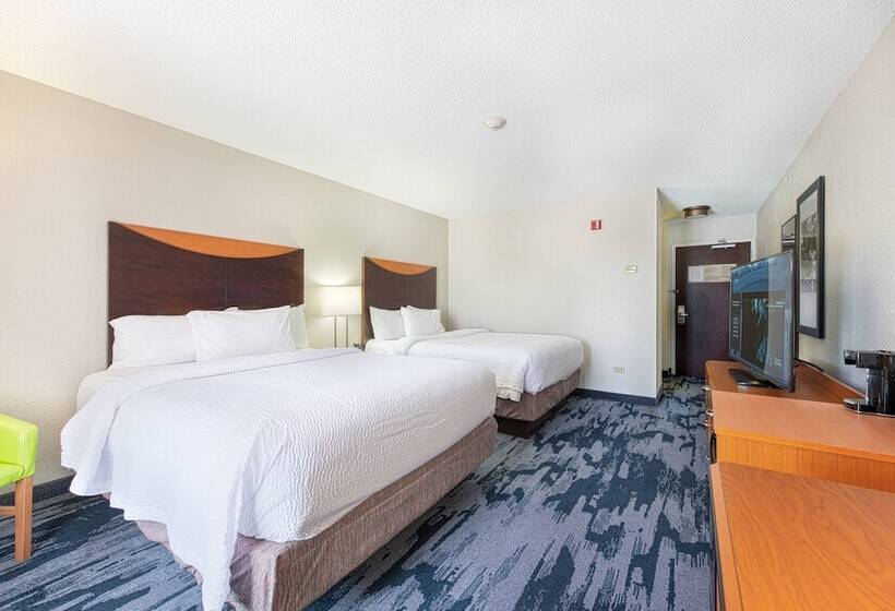 스탠다드 룸 더블 침대 2개, Fairfield Inn & Suites By Marriott Chicago Naperville