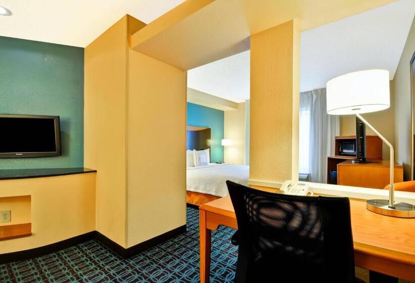 キングサイズベッドのスイートルーム, Fairfield Inn & Suites Dallas Medical/market Center