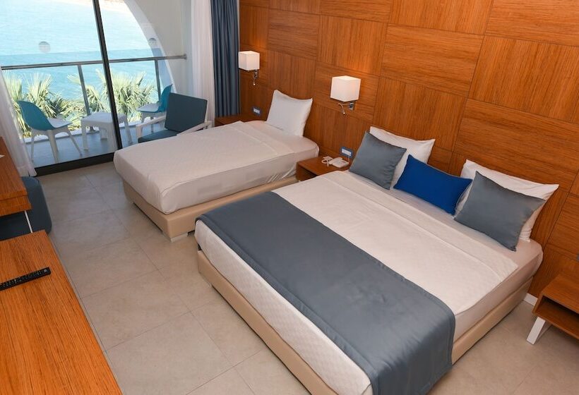اتاق استاندارد با چشم‌انداز دریا, Infinity By Yelken Aquapark&resorts Kuşadasi