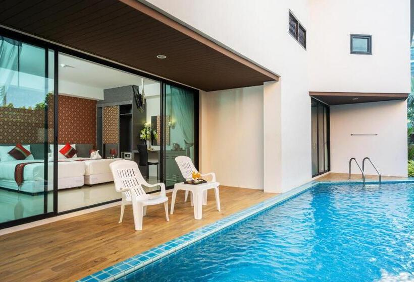 Habitació Quàdruple Estàndard amb Balconada, The Thames Pool Access Resort & Villa   Sha Extra Plus