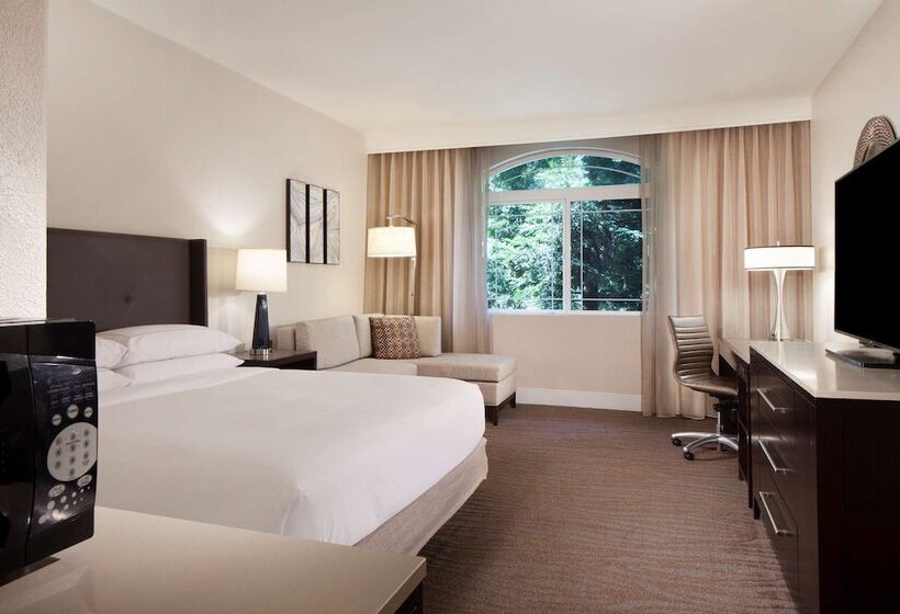 전망 스탠다드 룸 더블 침대, Hilton Santa Cruz/scotts Valley