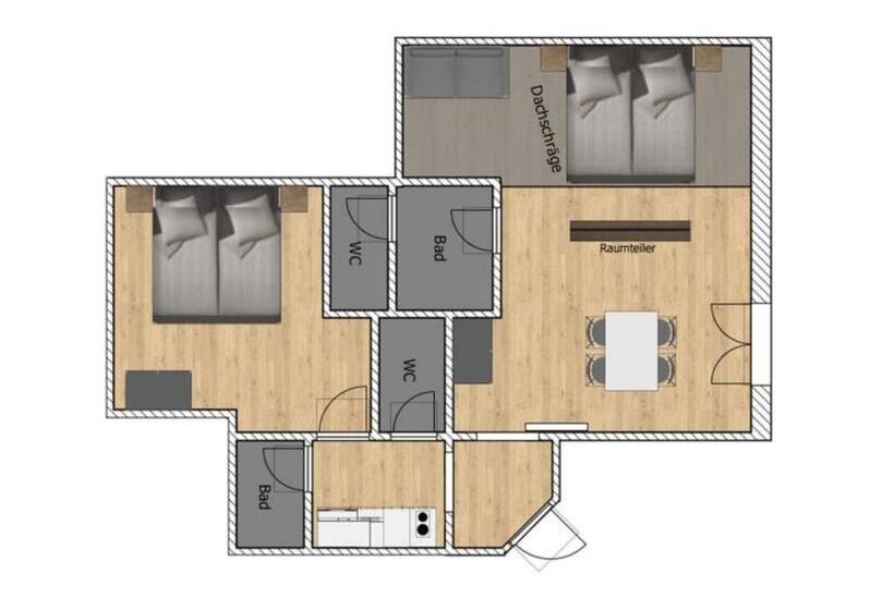 １ベッドルームアパートメント, Haus österreich   Familie Digruber