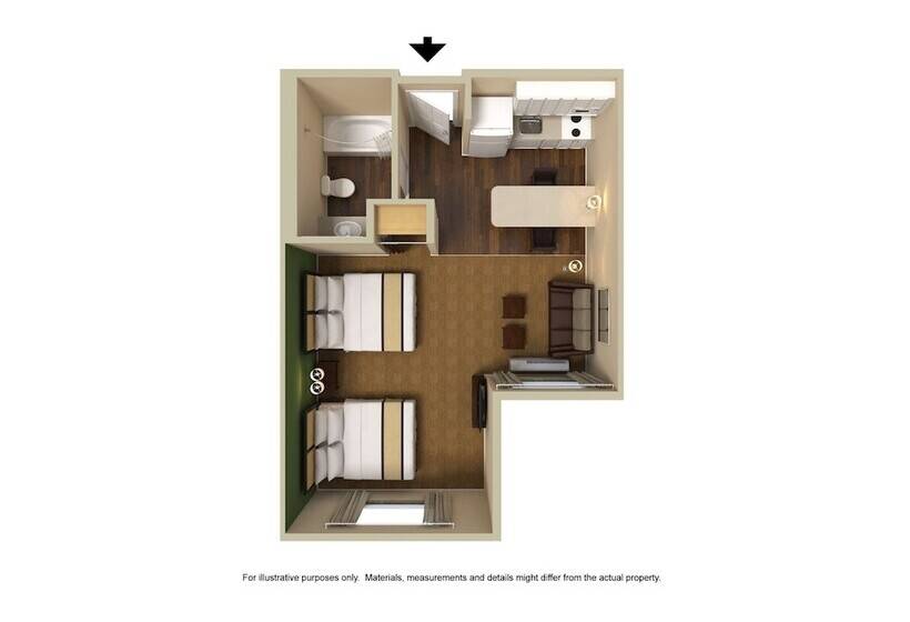 Студия Deluxe, Extended Stay America Suites  Louisville  Alliant Avenue