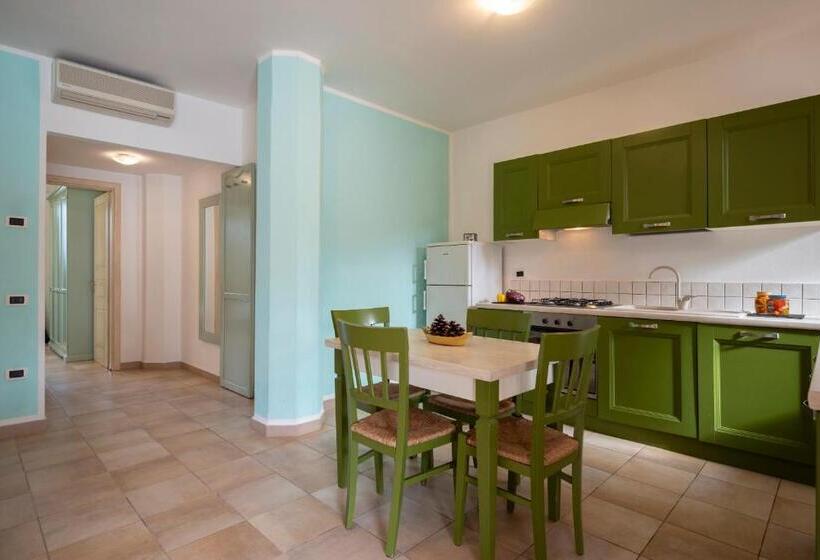 Апартаменты 1 Спальня Вид на Бассейн, Ombra Verde Residence E B&b