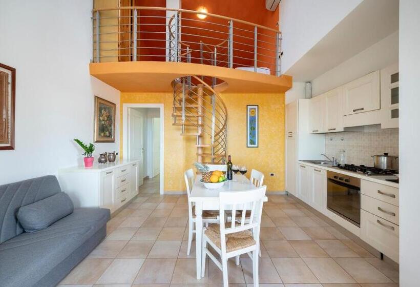 Апартаменты 2 спальни Вид на Бассейн, Ombra Verde Residence E B&b