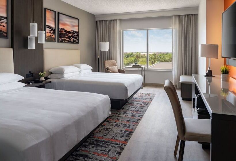 Номер Стандарт 2 Двуспальные Кровати, Fort Lauderdale Marriott Coral Springs Hotel & Convention Center